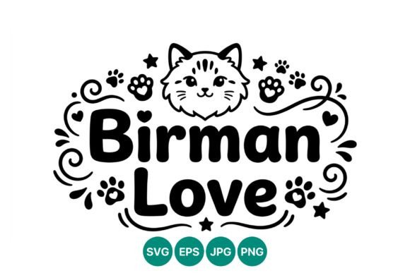 Birman Cat Love Vector